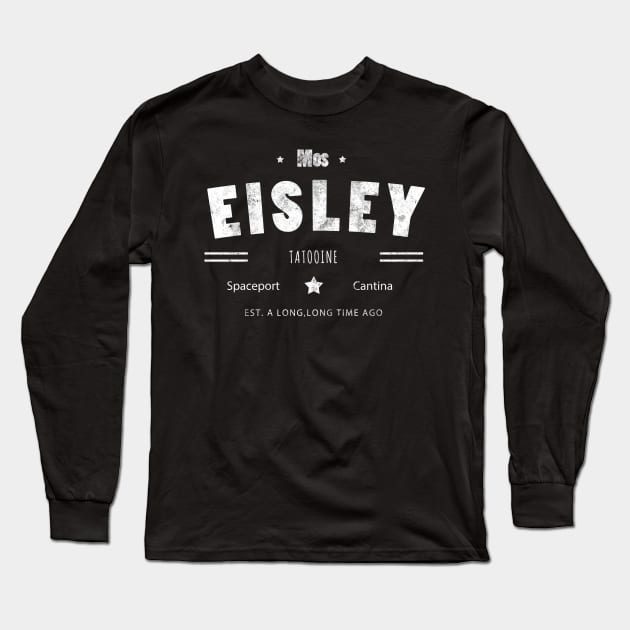 Mos Eisley Long Sleeve T-Shirt by David Lichtneker